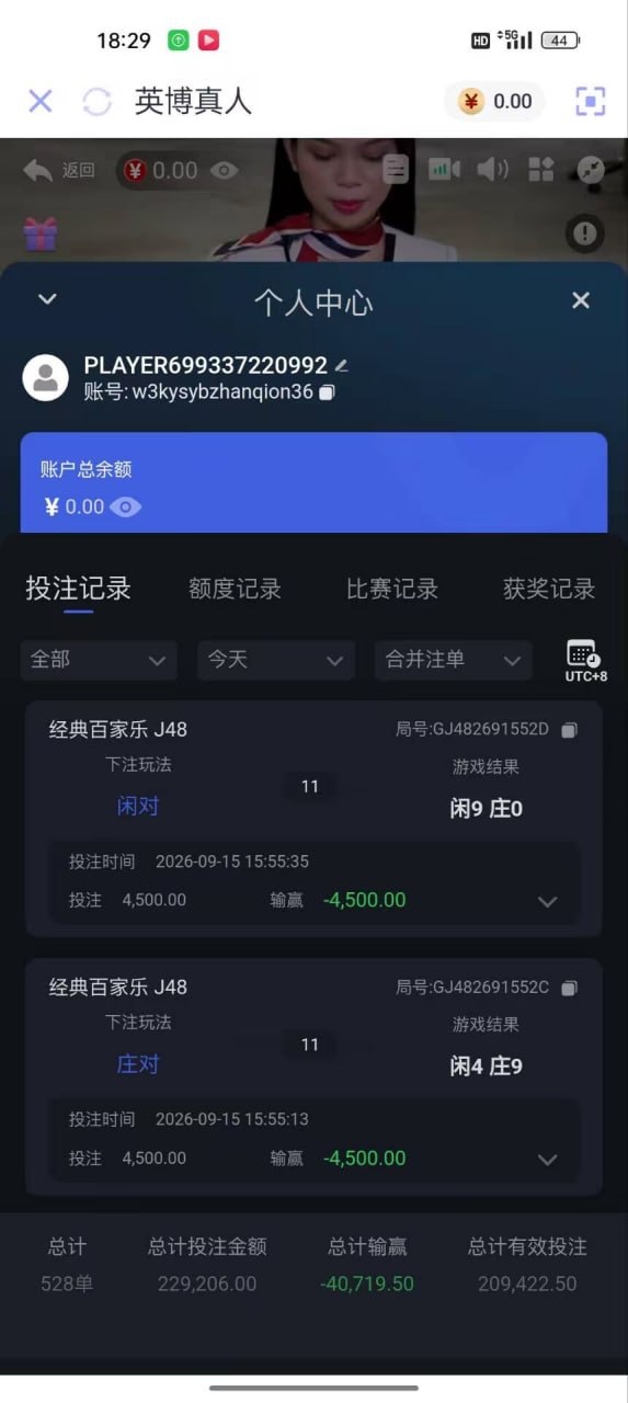 英博体育平台，账号无缘无故被盗，下注闲对和大额投注